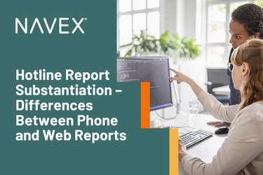 Hotline Report Substantiation – Differences Between Phone and Web Reports