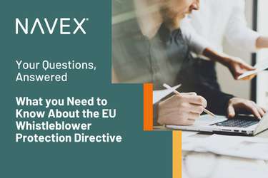 Your Questions, Answered. What you Need to Know About the EU Whistleblower Protection Directive.